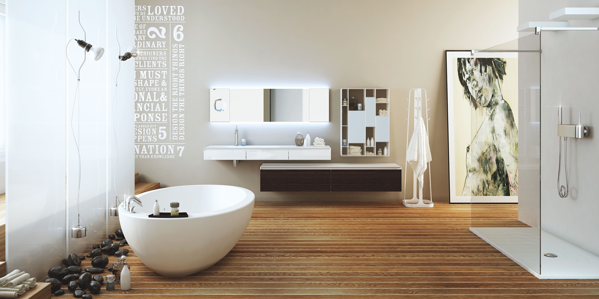 Design Ванна из Corian 1900x1200x500 Elitechnic белая MOMA Design ELTH301900 - Вид №2