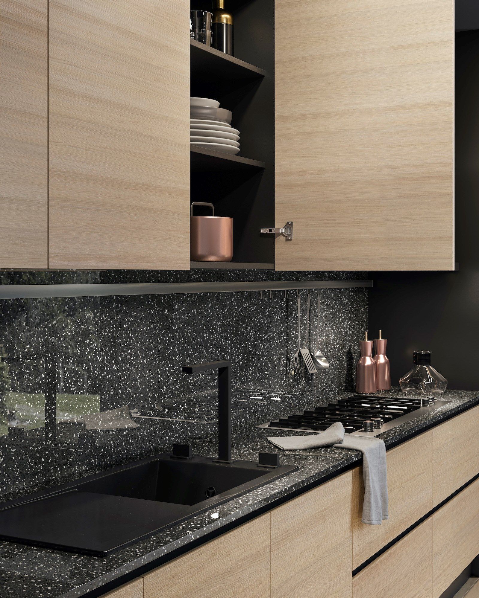 Выдвижная кухня на заказ GAROFOLI Custom Kitchens ARCH-00008748 - Вид №2