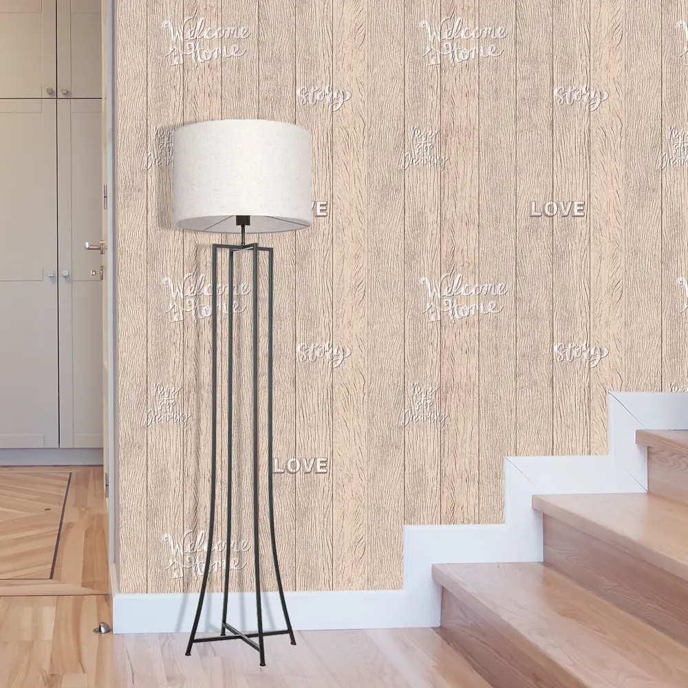 Обои бумажные Стори бежевые 0.53 м 4423 Santreyd STLM-2076297 - Вид №2