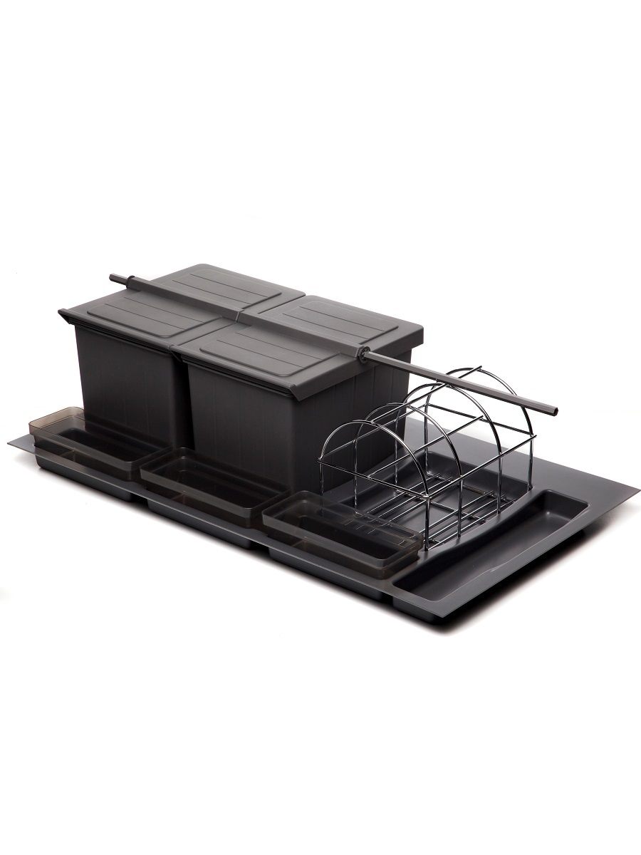 Система сортировки мусора Omega Duet/Top 900/24 Anthracite NAVAKO 10134