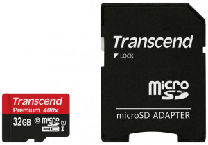 TS32GUSDU1 32gb microsdhc class 10 uhs-i 400x (premium) Transcend
