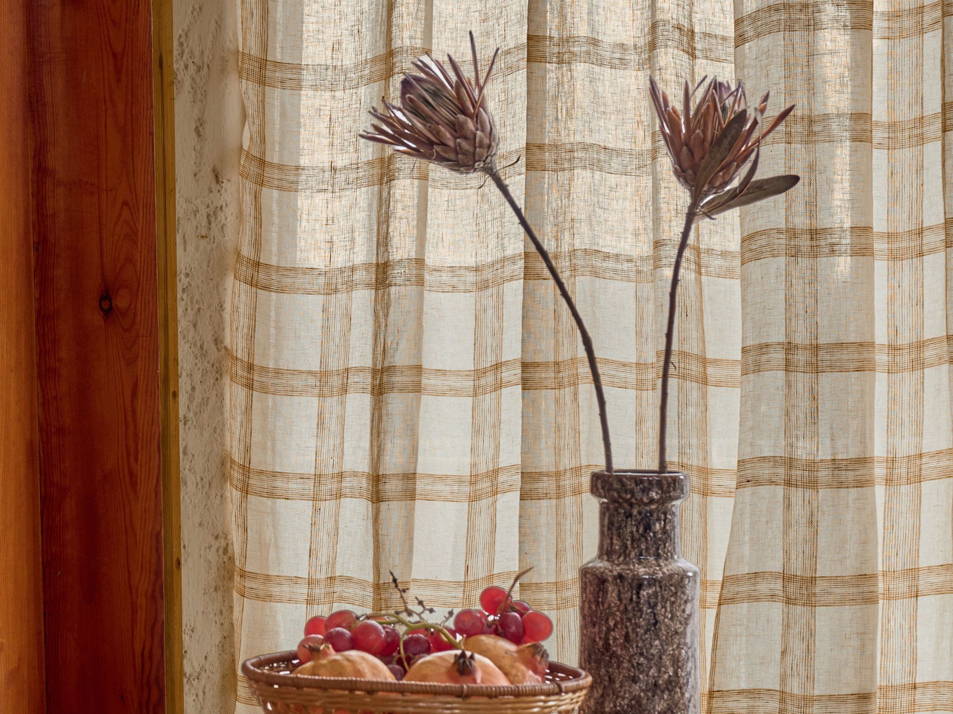 Льняная ткань для штор Élitis Швеция ARCH-00152068