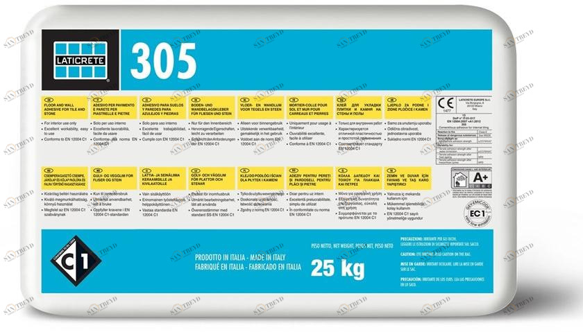 LATICRETE Цементный клей для плитки Adesivi e malte 750038, 750037