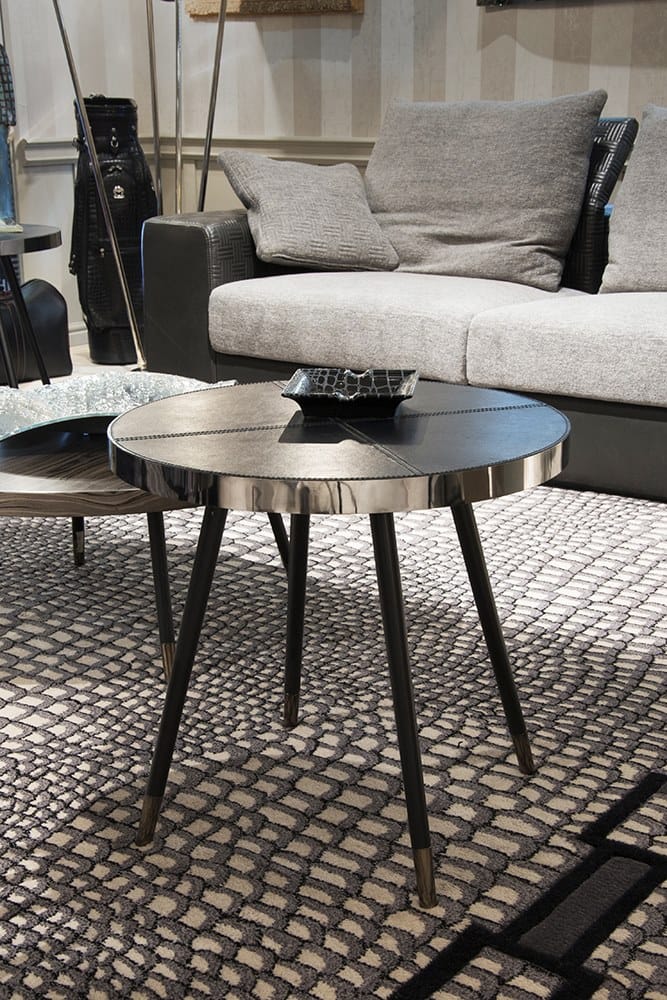 Круглый журнальный столик из зеркального стекла Formitalia Glam ARCH-00110284 - Вид №5