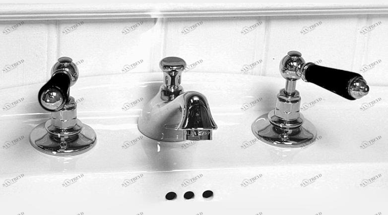 Devon&Devon Смеситель для раковины на 3 отверстия Black dandy sun-id-1370243