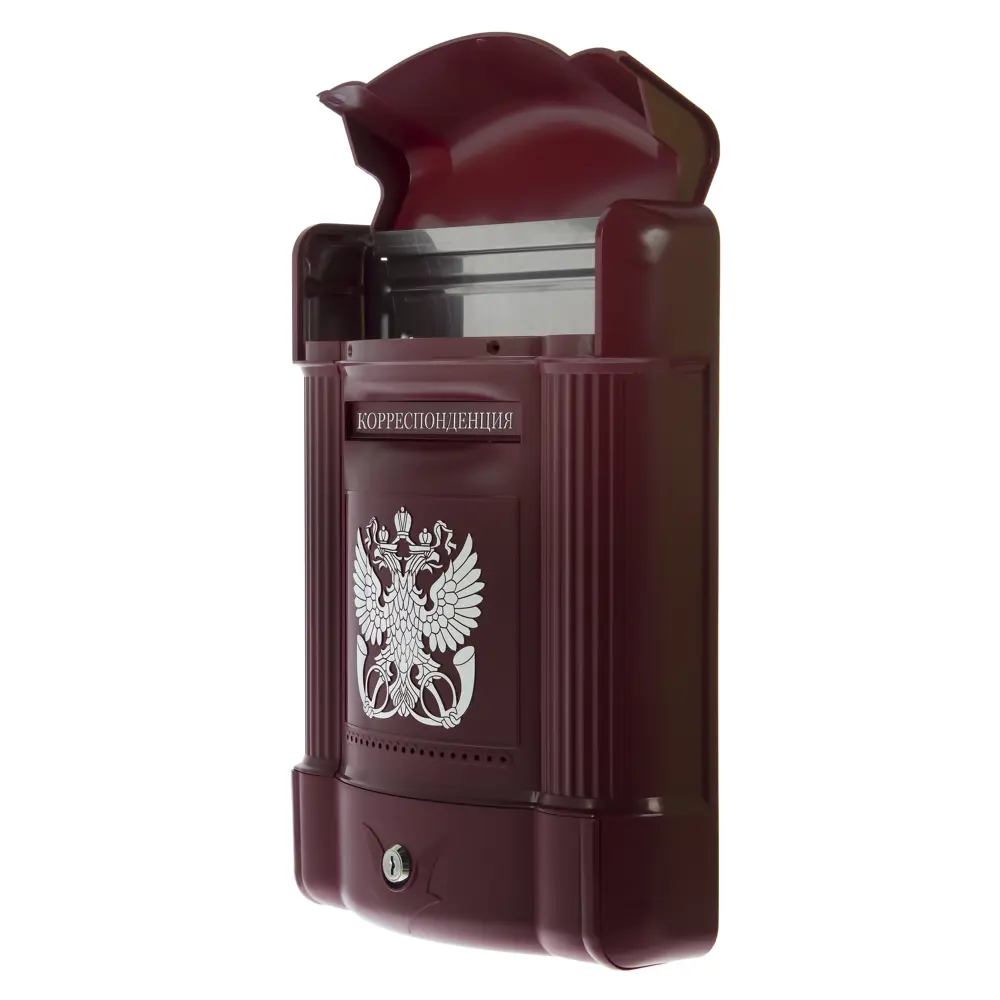 Ящик почтовый комбинированный «Оптимизм», цвет красный СОКОЛОFF STLM-2068074 - Вид №1