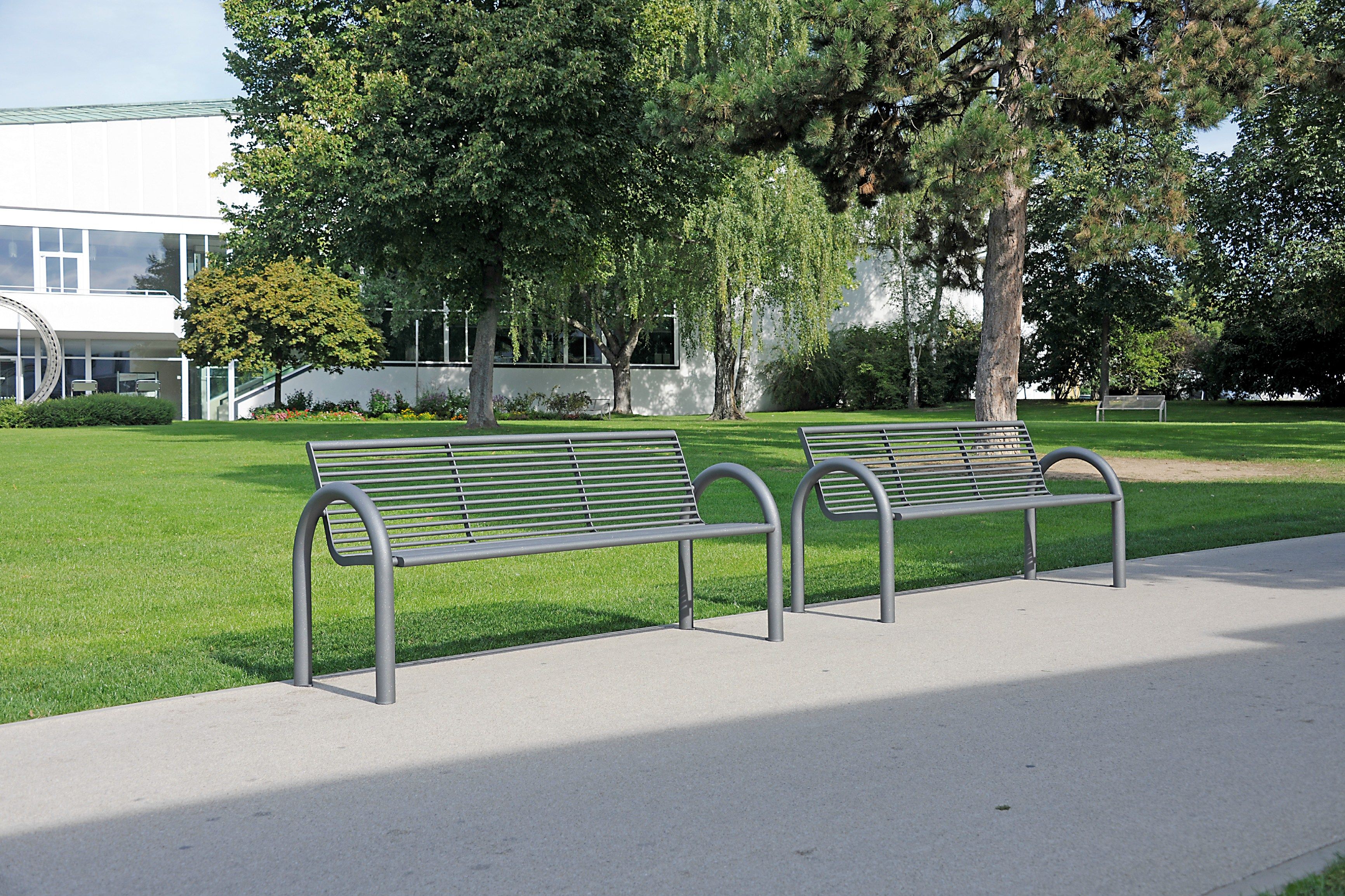 Скамья из нержавеющей стали со спинкой BENKERT BANKE Siardo ARCH-00139260 - Вид №3