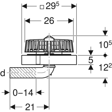 GEBERIT 359.118.00.1 Воронка Geberit Pluvia  - Вид №2