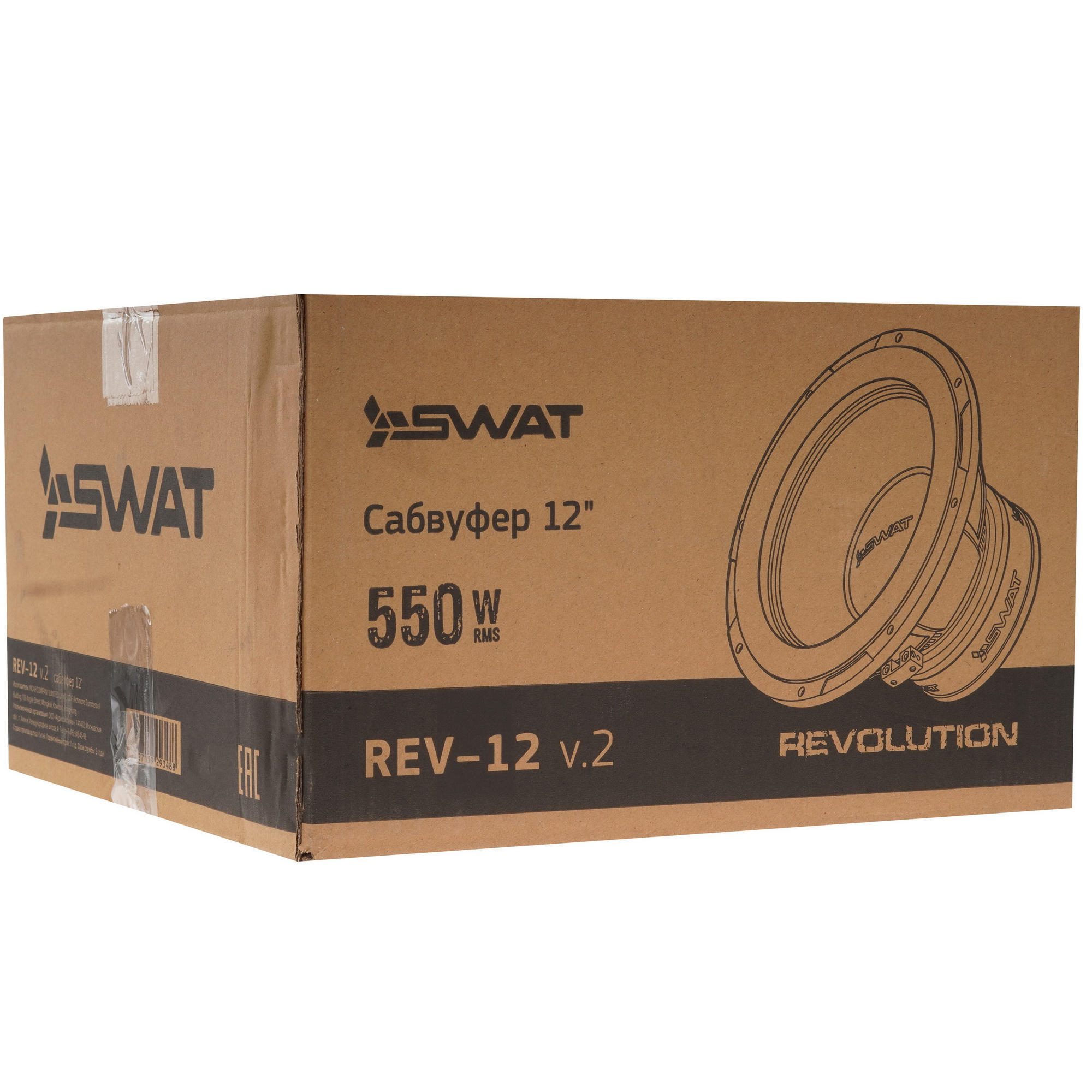 9197376 Сабвуферный динамик SWAT REV-12v.2 STDN-0088954 - Вид №6