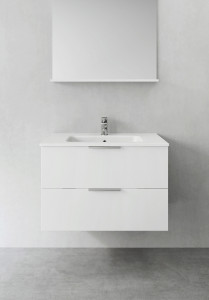 1390237 Шкаф Для Умывальника Компактная Форма Ясень Узор 800 Hafa Ясень