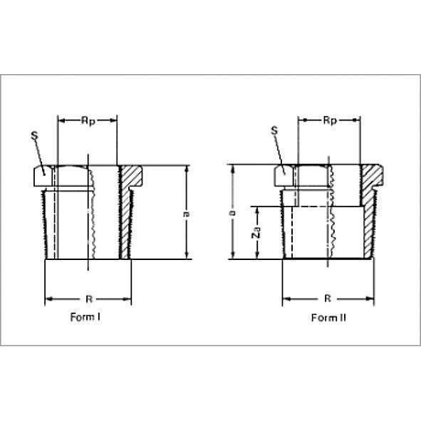 13241112114 SANHA 3241 PURAFIT футорка ВР-НР 11/2x11/4 мм  - Вид №1