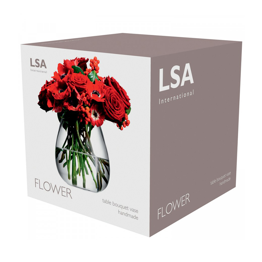 Ваза округлая низкая Flower 17 см LSA International G59717301 - Вид №4