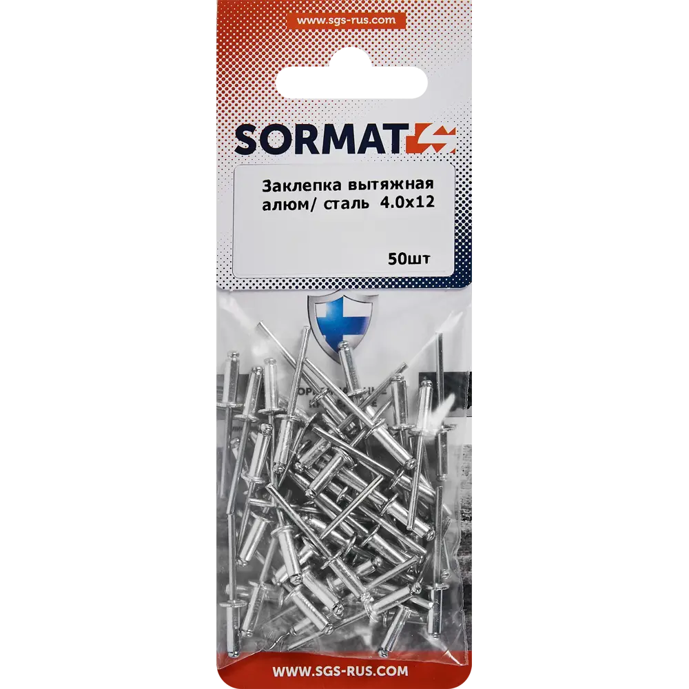 87936797 Заклепка Sormat 4x12 мм, 50 шт. STLM-1007170 Santreyd  - Вид №1