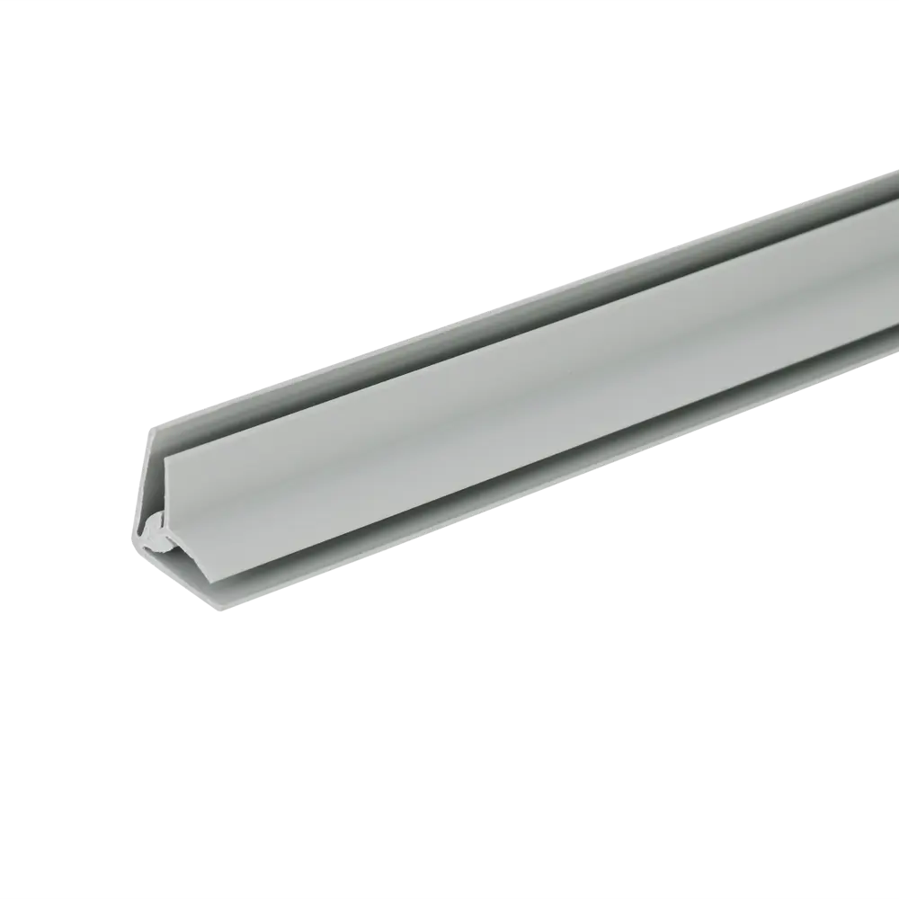 Угол для панелей KREAFORTA ПВХ светло-серый 20x2700 мм 4 мм STLM-2086536 - Вид №1