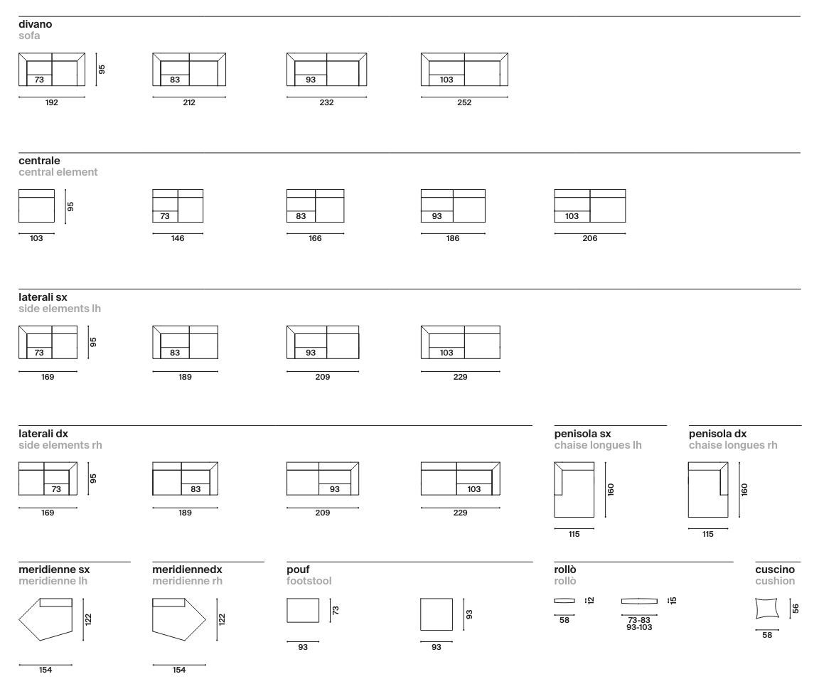Тканевый диван с полуостровом Twils NATHAN ARCH-00037011 - Вид №2
