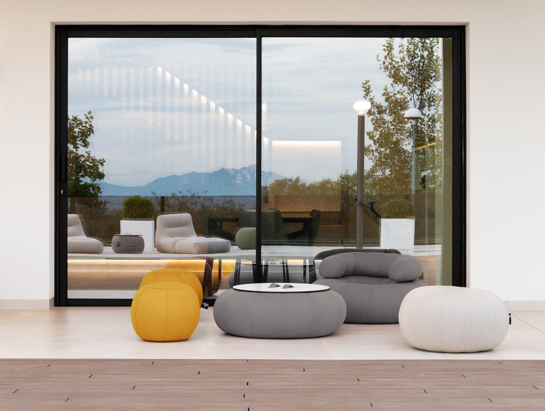 Ткань круглый сад пуфик OGO PERLA ARCH-00113299 - Вид №17