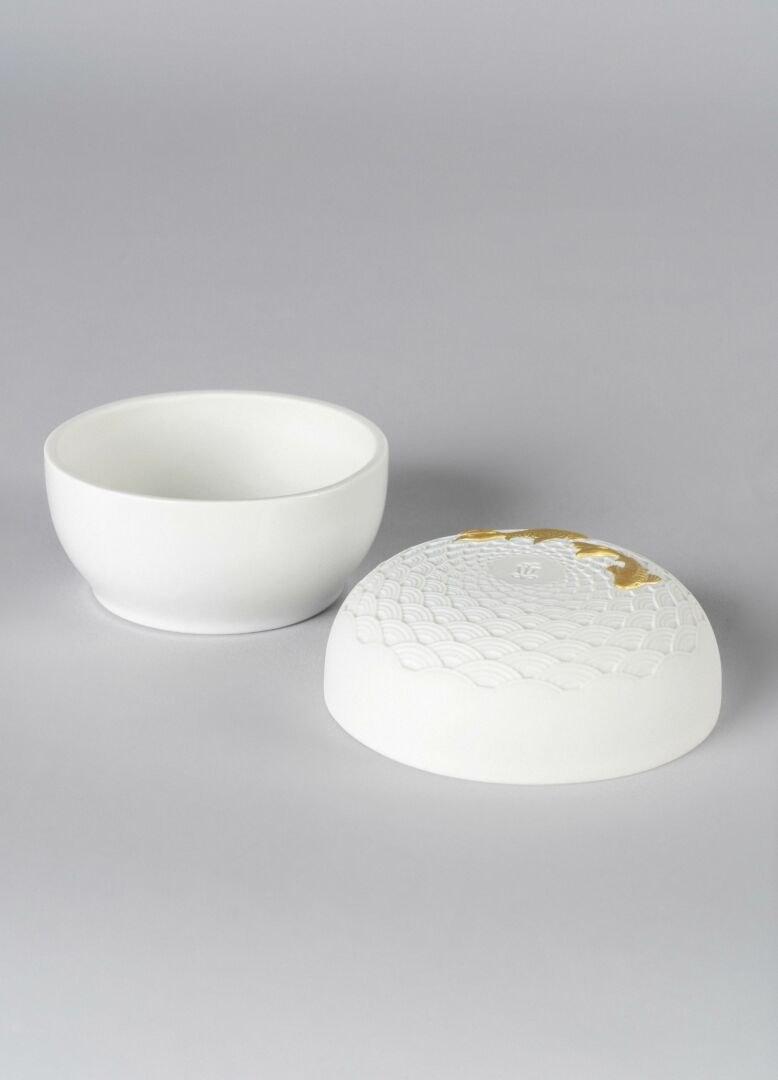 Lladró Фарфоровый контейнер Koi 01009450 - Вид №3