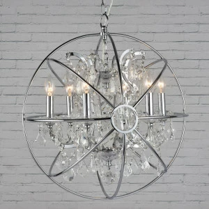 Подвесная люстра Loft IT Crystal Wins Loft1896/6 LOFT IT ДИЗАЙНЕРСКИЕ, CRYSTAL WINS 117918 Хром