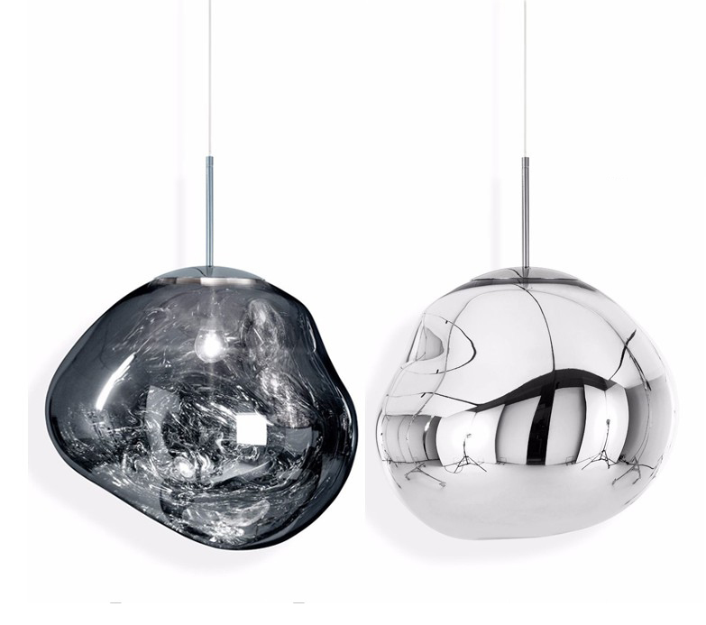 Подвесной светильник Melt silver от Delight Collection 9305P DELIGHT COLLECTION ДИЗАЙНЕРСКИЕ 243808 Серебряный  - Вид №1