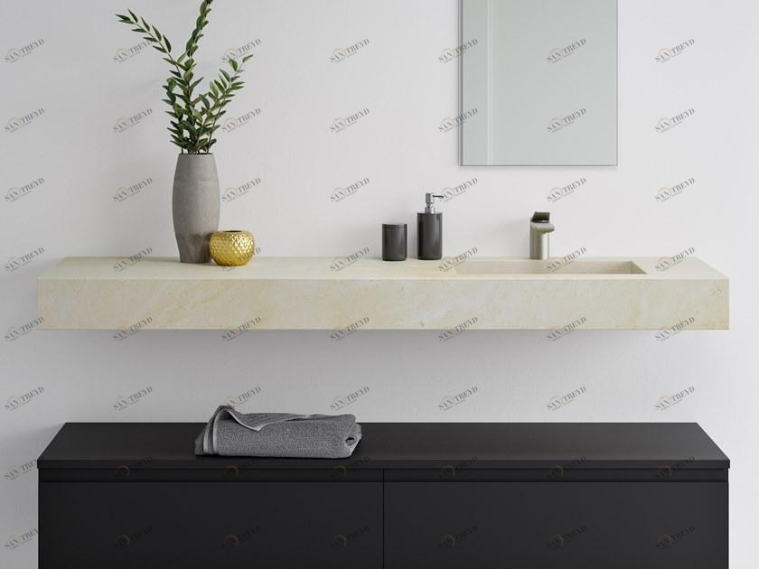 Marfil Подвесная раковина настенная овальная KIROVIT  белая 