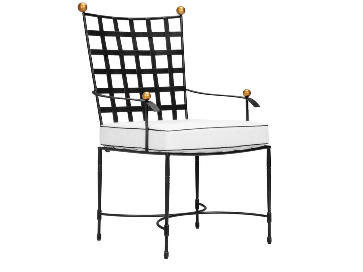 Садовый стул из нержавеющей стали с подлокотниками JANUS et Cie ARCH-00124538 - Вид №2