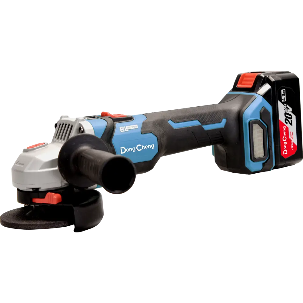 УШМ аккумуляторная Dongcheng DCSM04-125, 20 В Li-ion 2x4 Ач, 125 мм STLM-2140966 - Вид №2