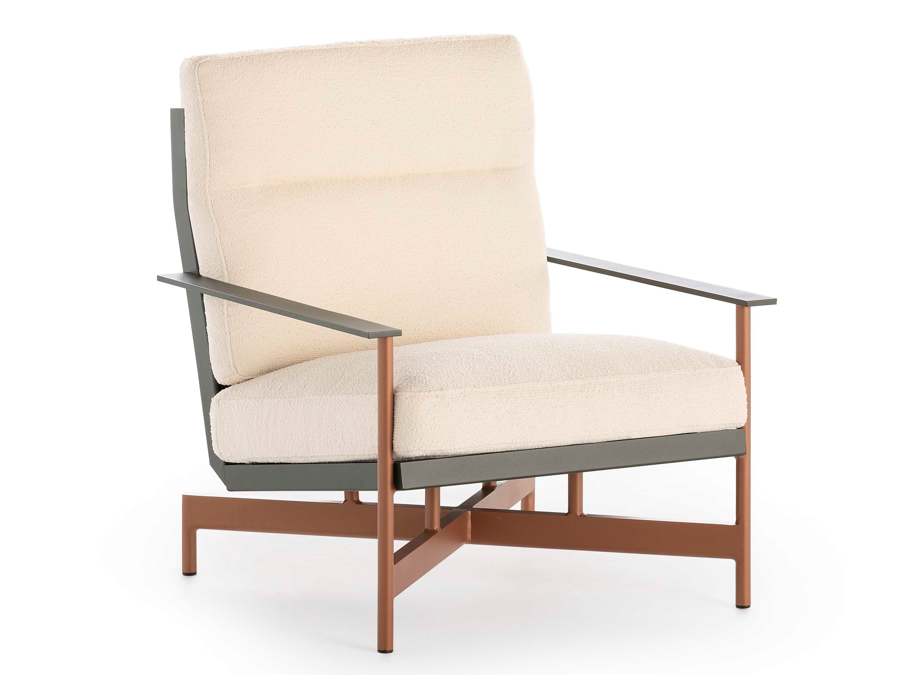 Тканевое садовое кресло с подлокотниками GANDIABLASCO Onde ARCH-00111771