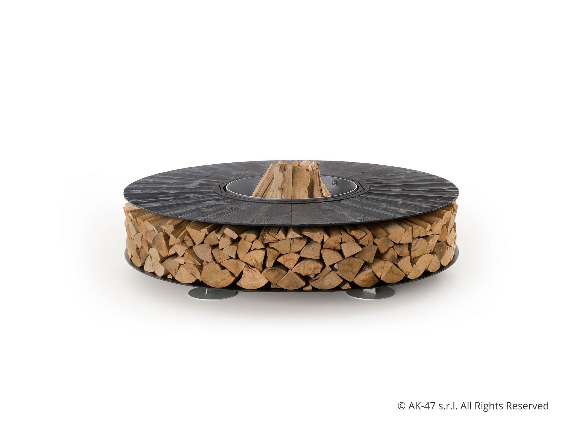 Стальная жаровня Ak47 Design ZERO TEXTURE ARCH-00118609 - Вид №5