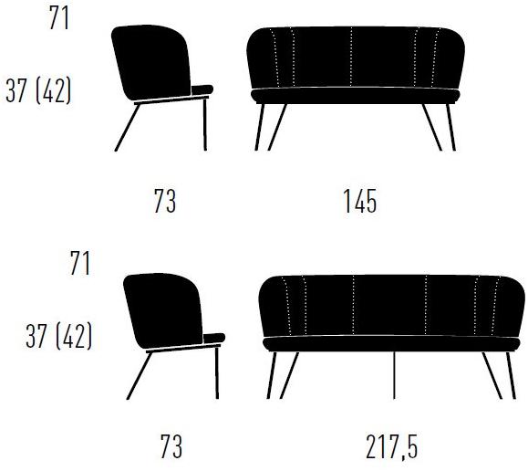 KFF Диван Gaia casual sun-id-1429595 - Вид №3