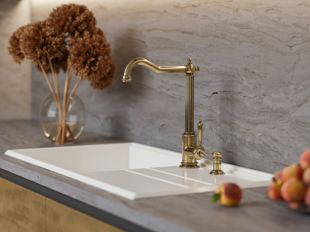 Смеситель для кухни Toshima SI OMOIKIRI 4994326 - Вид №1