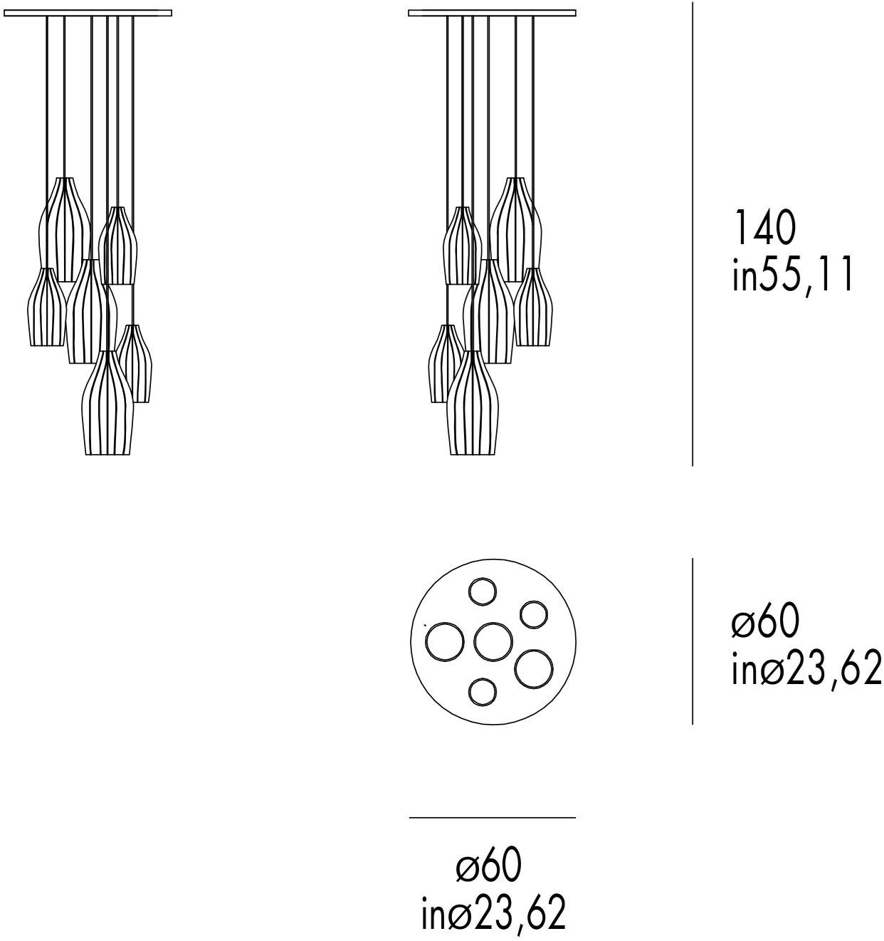 Grilli Подвесной светильник  740401  - Вид №2