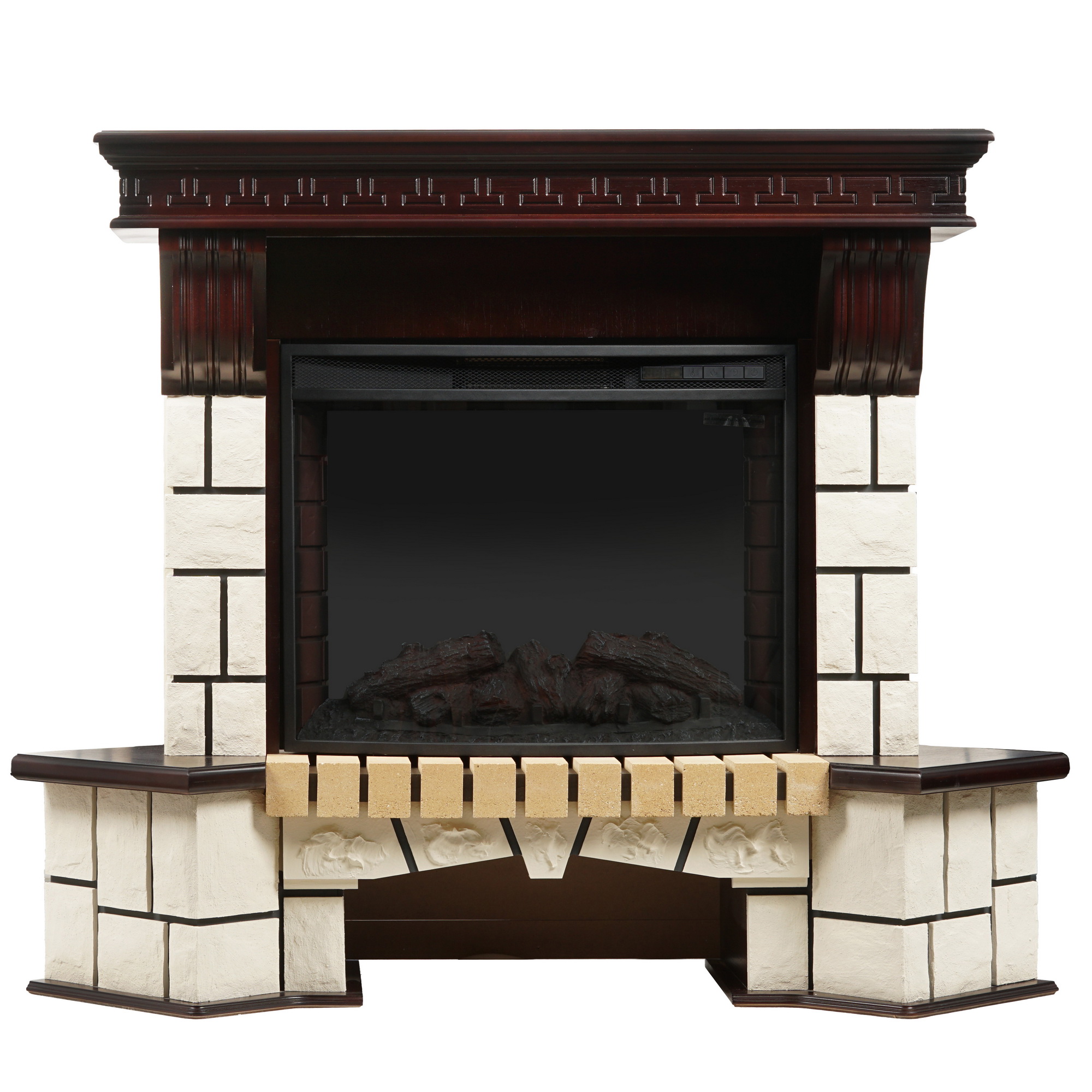 9937255 Каминокомплект RealFlame Stone Corner new 25/25.5 + Evrika 25.5 LED STDN-0111220 - Вид №2