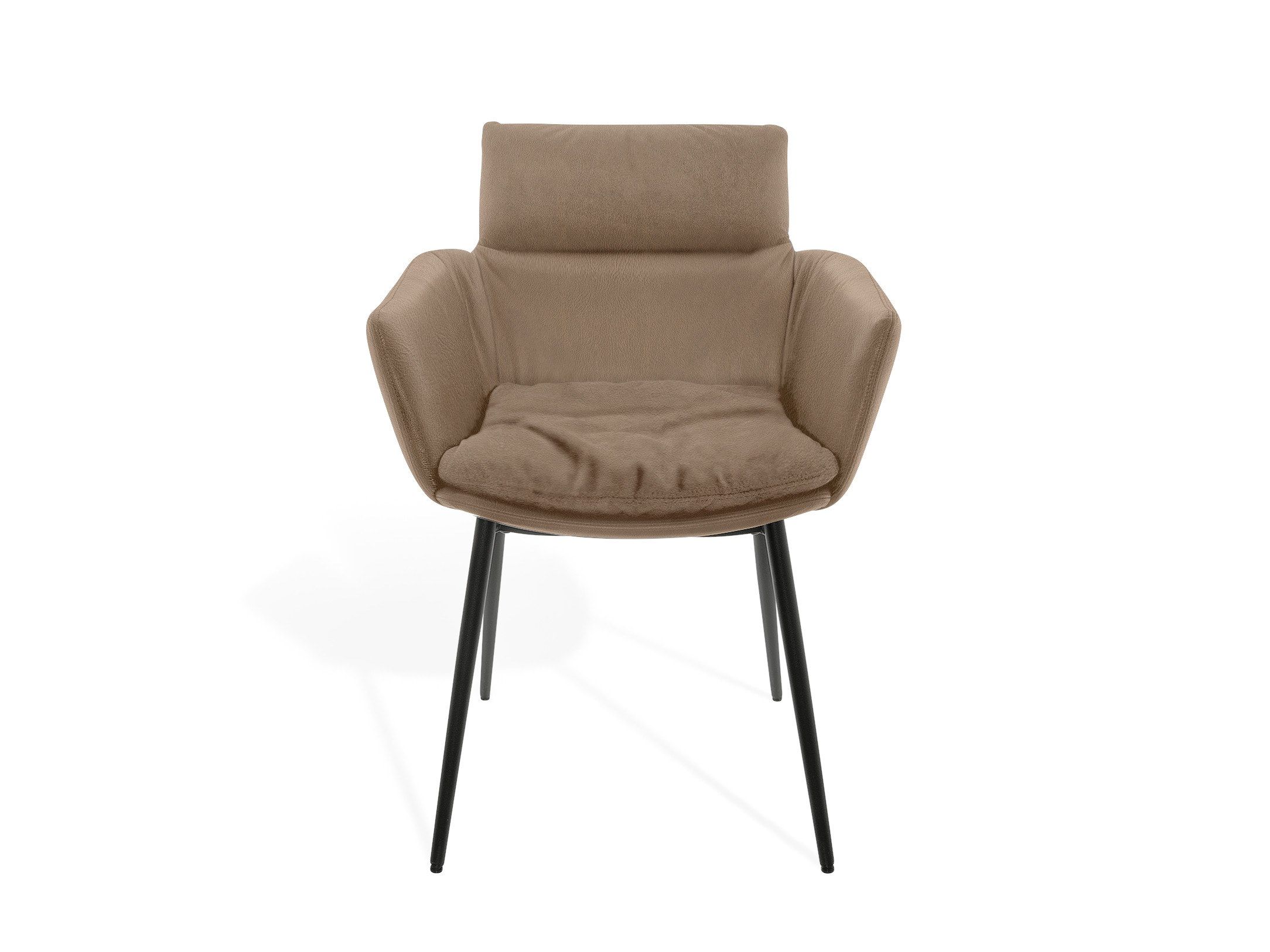 Мягкий стул с подлокотниками и основанием с 4 ножками KFF Faye ARCH-00120146 - Вид №6