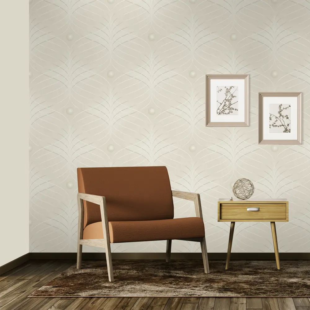 Обои флизелиновые Marburg Galaxy бежевые 1.06 м 97719 STLM-2151165 - Вид №3