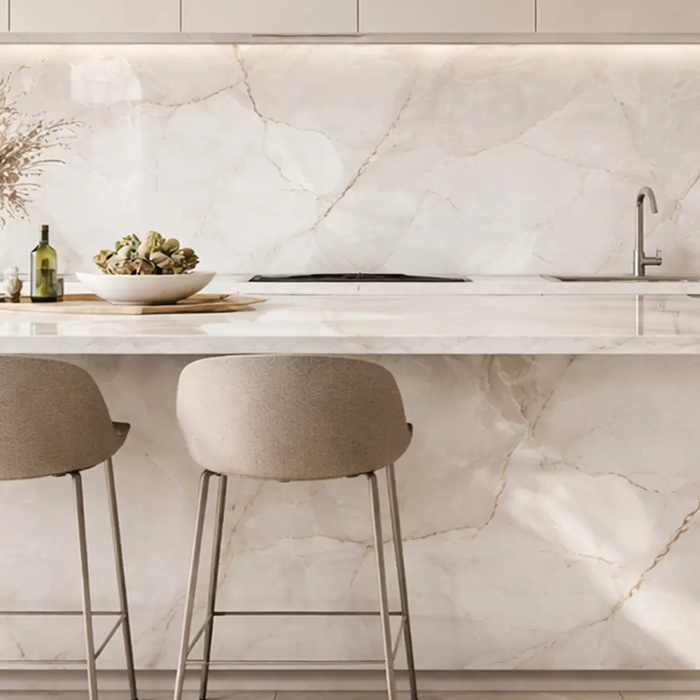 Глазурованный керамогранит Abgres Onix Mapple 60x120 см 1.44 м² глянцевый цвет бежевый Santreyd STLM-2120748