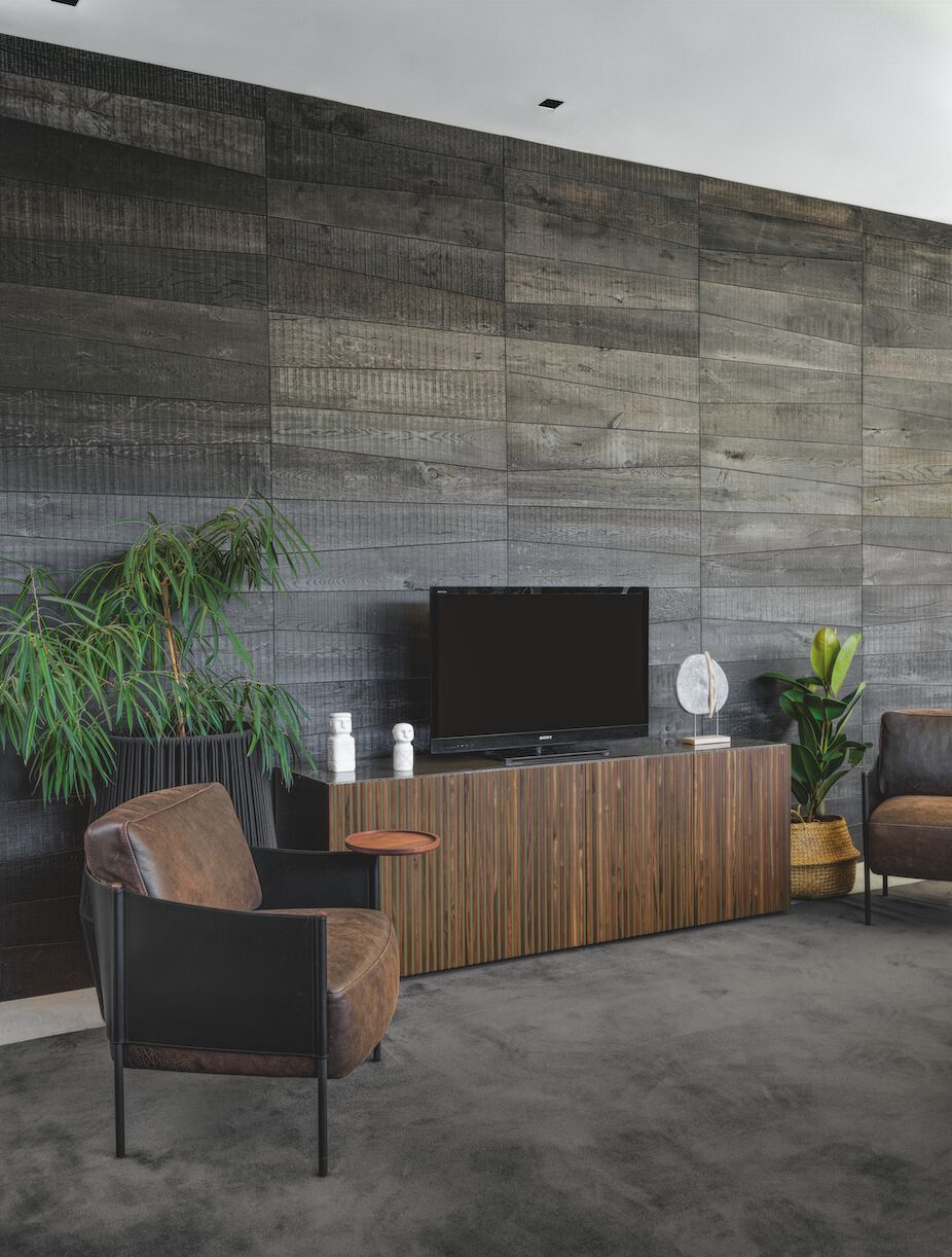 Кресло из ткани или кожи с кожаными подлокотниками Casamania & Horm SC1 ARCH-00074916 - Вид №6