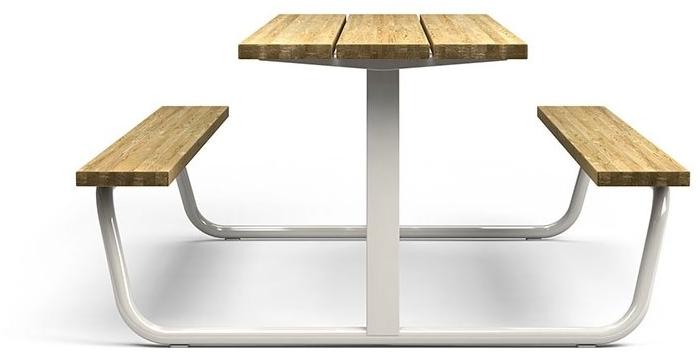 VESTRE Стол для пикника из стали и дерева со встроенными скамейками Berg sun-id-1378211 - Вид №1