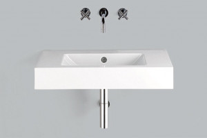 4203300401 Умывальник, wt.pr800, белая, противомикробное Alape серия PR