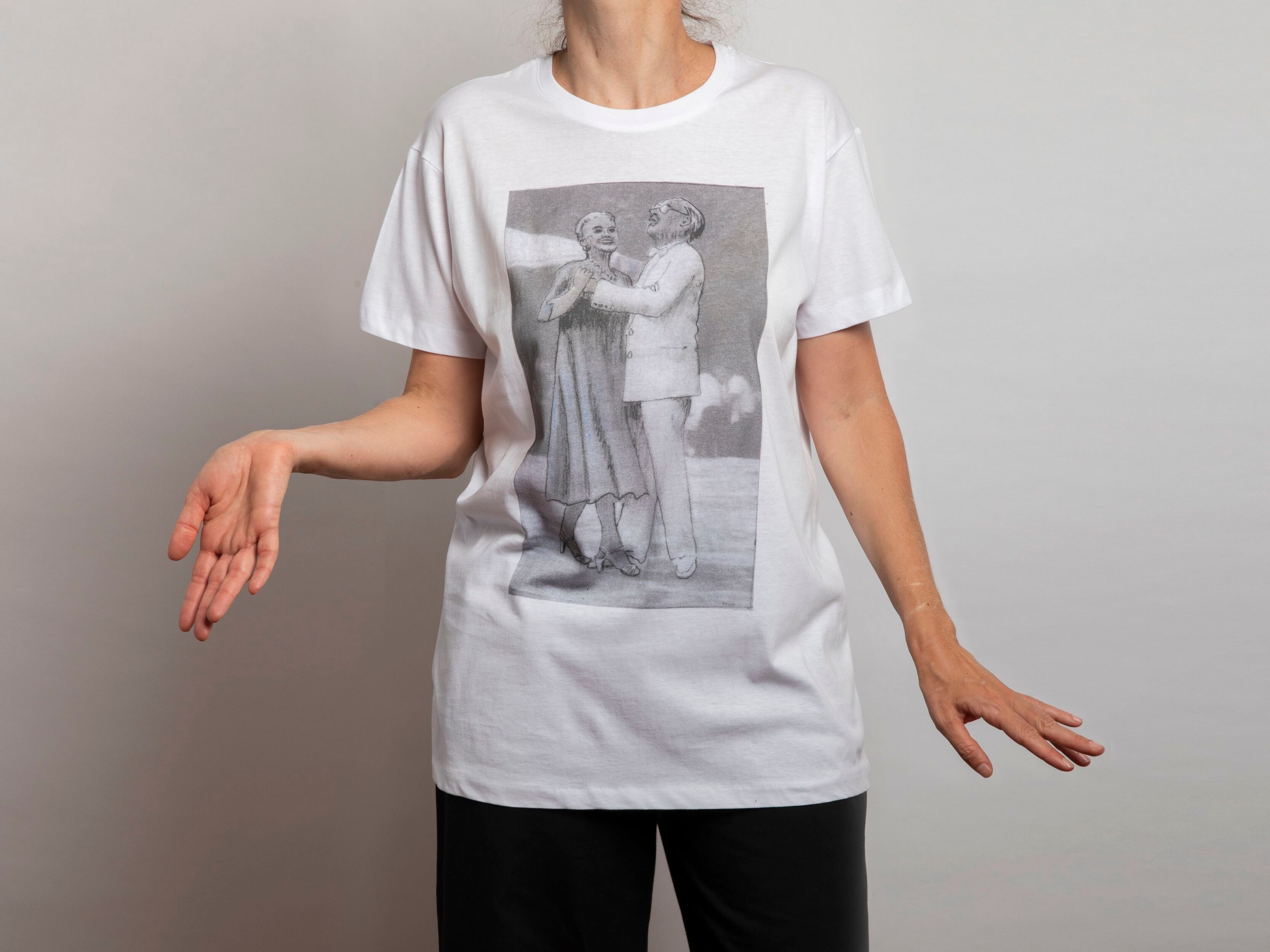 Футболка из органического хлопка с принтом isOnAir Vaghimiti ARCH-00029956