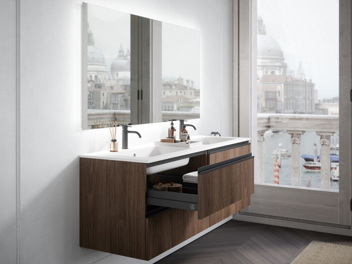 Полная мебель для ванной комнаты OASIS Forever ARCH-00033842 - Вид №1