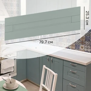 Фасад выдвижного ящика Томари 79.7x25.3см KONSENSA МДФ цвет голубой