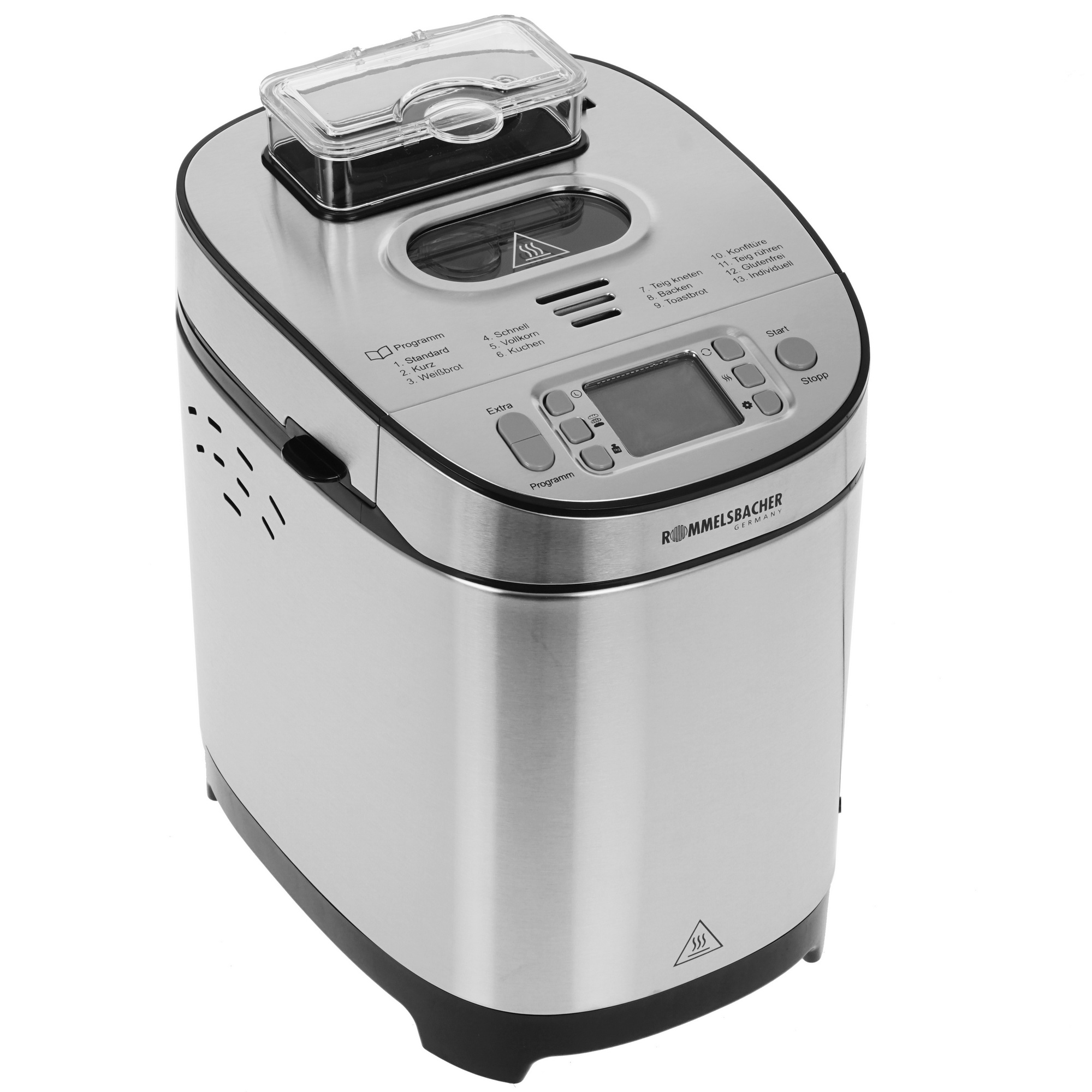 8195368 Хлебопечь Rommelsbacher BA 550 серебристый STDN-0067547