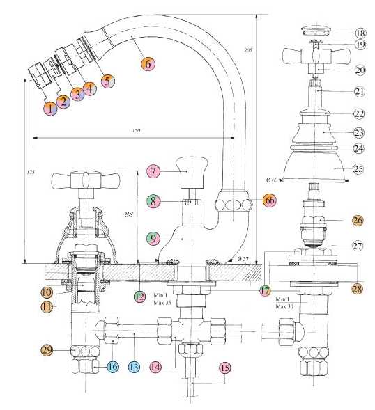 6099200018 Смеситель Bandini Old England Santreyd - Вид №1
