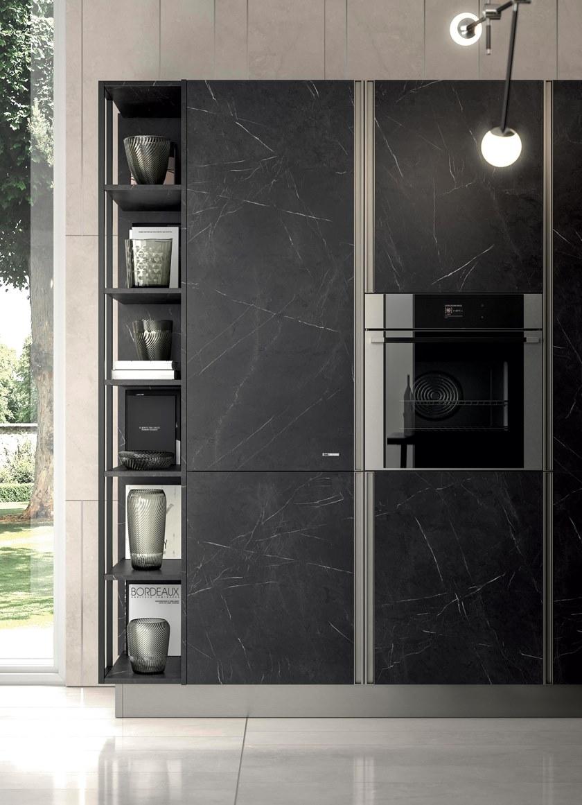 Febal Casa Линейная встроенная кухня со встроенными ручками sun-id-1404149 - Вид №1