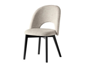 Тканевый мягкий стул с деревянными ножками