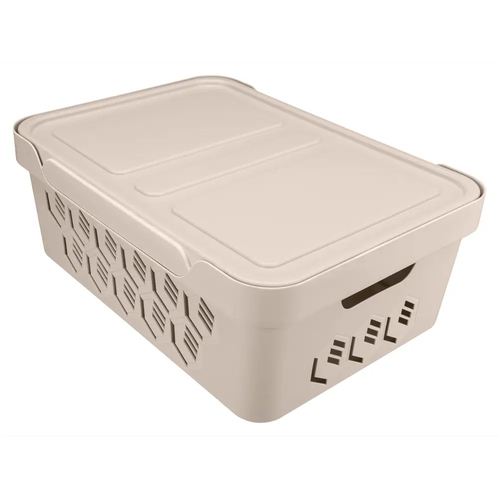 Santreyd Перфорированный органайзер с крышкой 12 л для системного хранения 82215661 Ящик STLM-0022146 - Вид №5