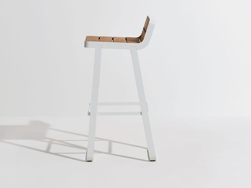 Высокий садовый стул из тикового дерева Terraforma Makemake ARCH-00152756 - Вид №1