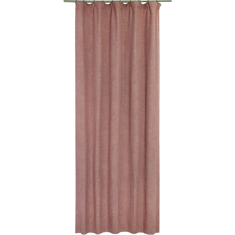 Штора на ленте Gilda, 140х260 см, однотонный, цвет светло-красный 82135718 STLM-2090135 Santreyd 