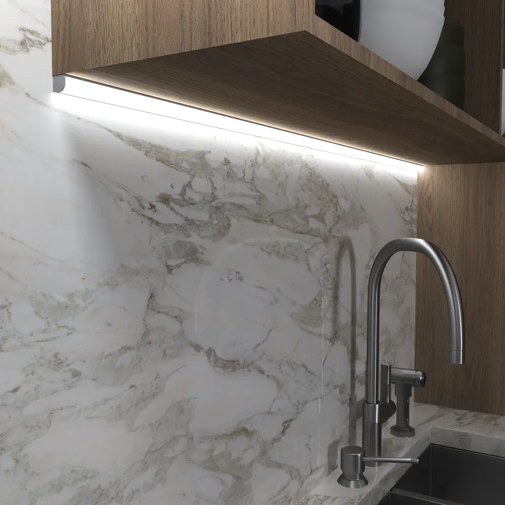 APEYRON Угловой профиль для LED-ленты с рассеивателем 1 м 84601254 STLM-0052665 - Вид №3