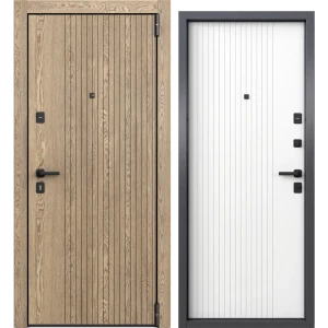 Дверь входная металлическая Клауд Форест 95x205 см правая бьянко